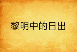 黎明中的日出 黎明中的日出