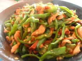 青椒香乾炒肉