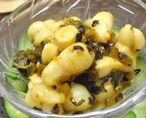 雪菜蒸墨魚蛋 雪菜蒸墨魚蛋