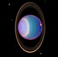 （圖）哈柏太空望遠鏡的天王星影像