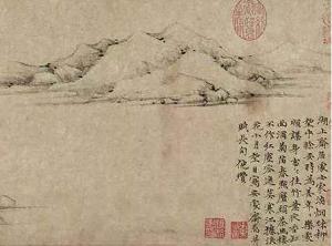 荒村[元代倪瓚詩作]