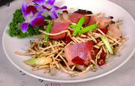 魚腥草炒臘肉 魚腥草炒臘肉