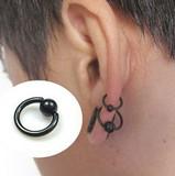 316醫用鈦鋼單球雙鑽臍環 僅8.5元