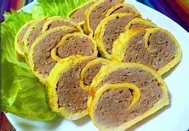 肉餡雞蛋卷 肉餡雞蛋卷