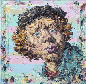 不要在意我是誰 NO.20  120x120cm 布面油畫 2014