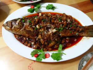 川明參燒草魚 川明參燒草魚