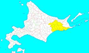 釧路國的範圍(1869/08/15)