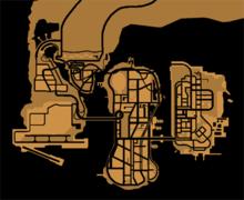 3代自由城地圖，最右為波特蘭