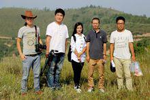 《一花一世界》主創在皇甫灣留念