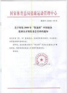 中國業餘籃球公開賽