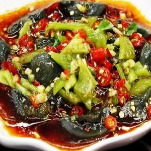 紅油涼拌皮蛋 紅油涼拌皮蛋