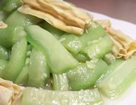 絲瓜腐竹 絲瓜腐竹