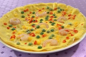 醬燒蝦仁青豆烘蛋 醬燒蝦仁青豆烘蛋