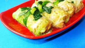 圓白菜肉卷 圓白菜肉卷