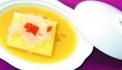 玉米汁浸肉鬆豆腐 玉米汁浸肉鬆豆腐