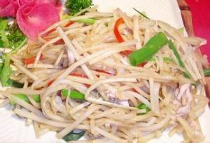 冬筍熗黃豆芽 冬筍熗黃豆芽