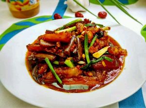 肉末醬香炒茄子 肉末醬香炒茄子