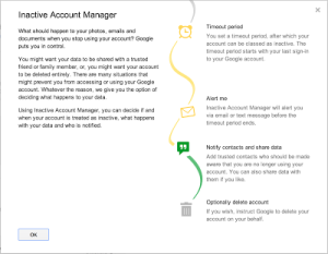 谷歌推出數字遺囑工具
