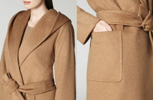 時尚羊駝毛大衣