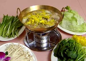 菊花魚片火鍋