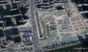 慶雲橋站衛星地圖（2017-12-21）