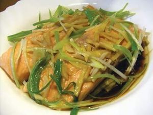 清蒸三文魚 清蒸三文魚