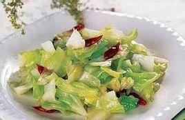 辣炒圓白菜 辣炒圓白菜