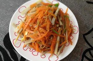 陳皮山藥拌胡蘿蔔 陳皮山藥拌胡蘿蔔