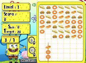 海綿寶寶串食物 海綿寶寶串食物