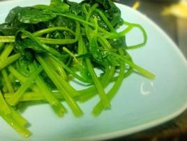 水煮菠菜 水煮菠菜