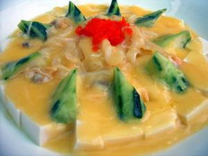 芙蓉花膠滑豆腐