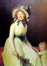 雷卡米埃夫人像