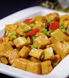 口蘑燒豆腐 口蘑燒豆腐