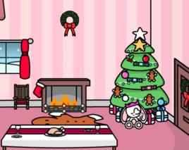 聖誕節的可愛房間 聖誕節的可愛房間