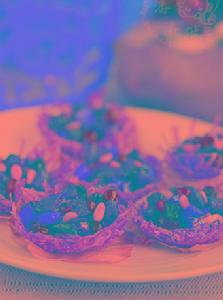 醬爆黑胡椒鴨肉雀巢盞