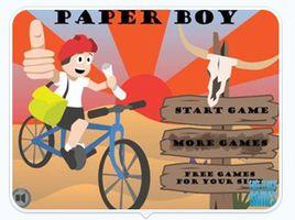 送報紙的小男孩 送報紙的小男孩