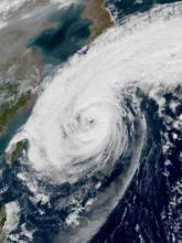 颱風蘇拉 衛星雲圖