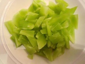 椒油萵筍 椒油萵筍