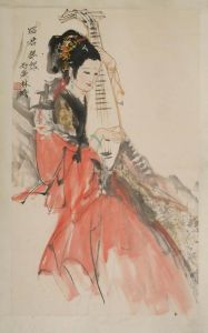 林墉繪昭君琴怨圖 林墉繪昭君琴怨圖