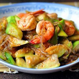 絲瓜炒大蝦 絲瓜炒大蝦