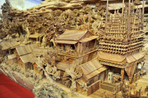 木雕清明上河圖 木雕清明上河圖