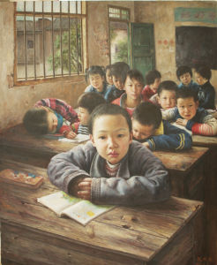 張振添油畫作品