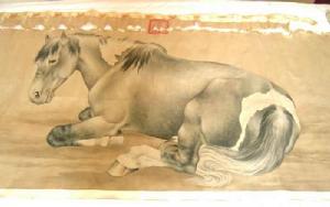 臥馬圖 臥馬圖