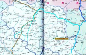 漳河位置及水系