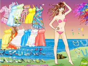 海灘淑女紗裙 海灘淑女紗裙