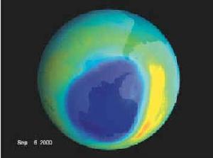 南極臭氧洞 南極臭氧洞