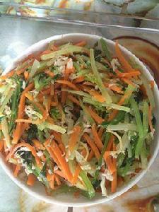 胡蘿蔔絲炒銀魚 胡蘿蔔絲炒銀魚