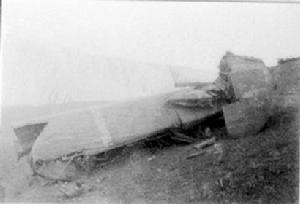 蘭州空戰的飛機殘骸