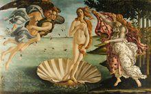 波提切利 《維納斯的誕生》 蛋彩畫