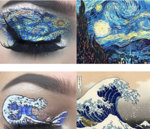 名畫眼妝